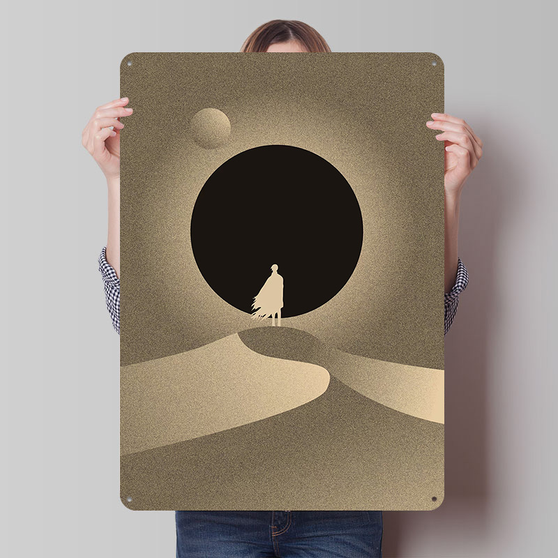 Retro Gaming Universe - Poster Stampato dell'Universo di Dune, Arte