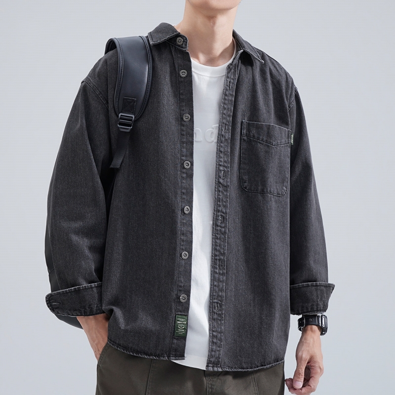 Retro Gaming Jacket - Camicia di jeans da uomo a