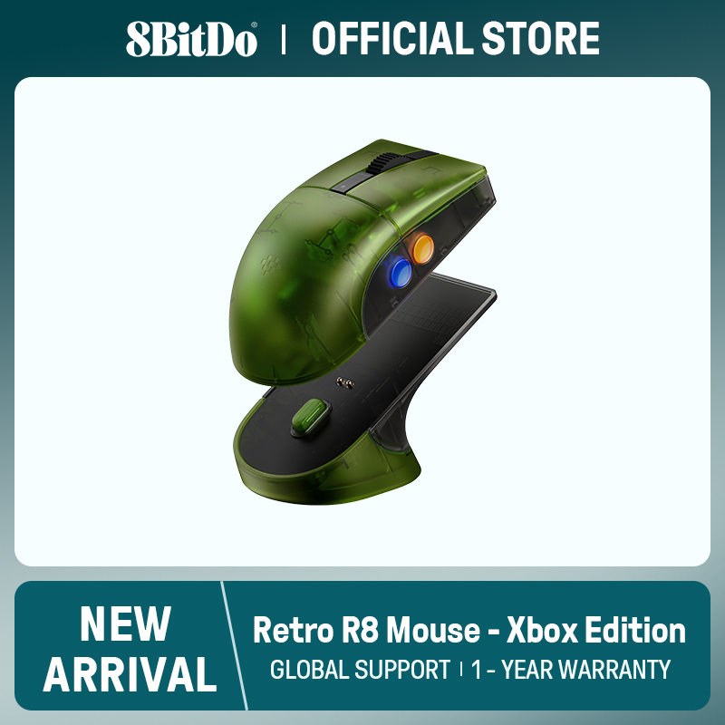 Mouse Gaming Retro - Mouse 8BitDo Retro R8 con sensore