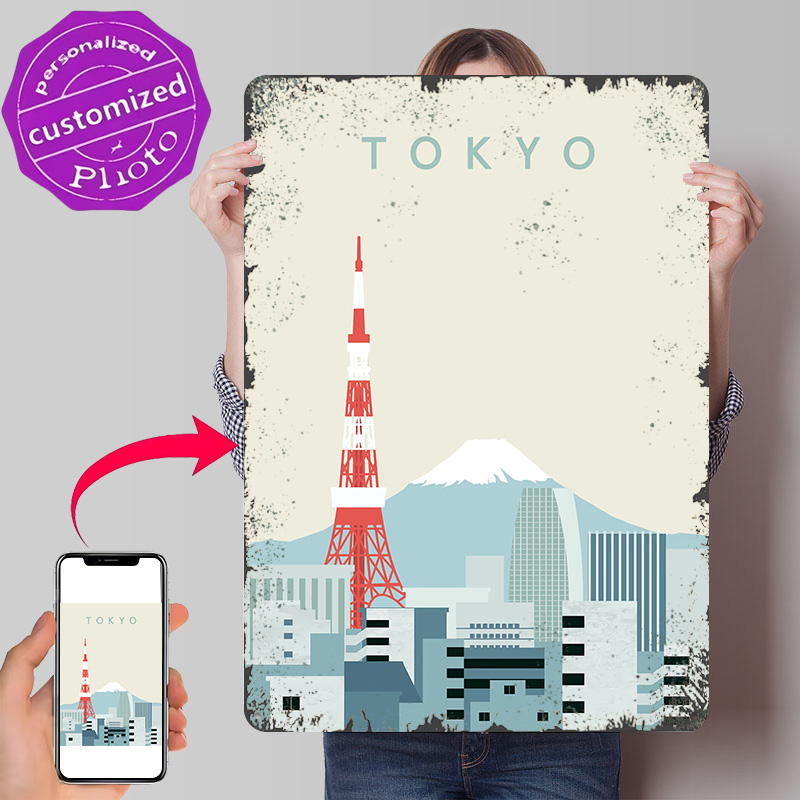 Retro Gaming At Home - Poster di Tokyo in Stile Retrò,