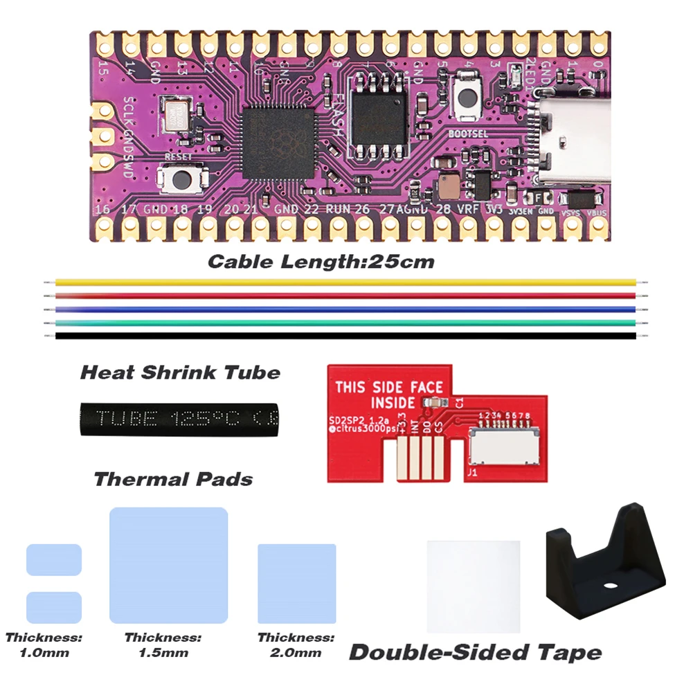 Retro Gaming Usb Stick - 19 Kit Pi Pico Board Picoboot