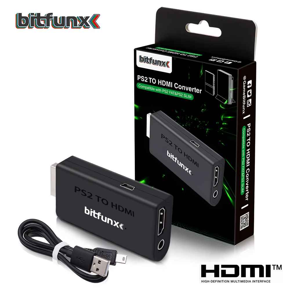 Retro Gaming Usb Stick - Bitfunx PS2 YPBPR a HDMI ™