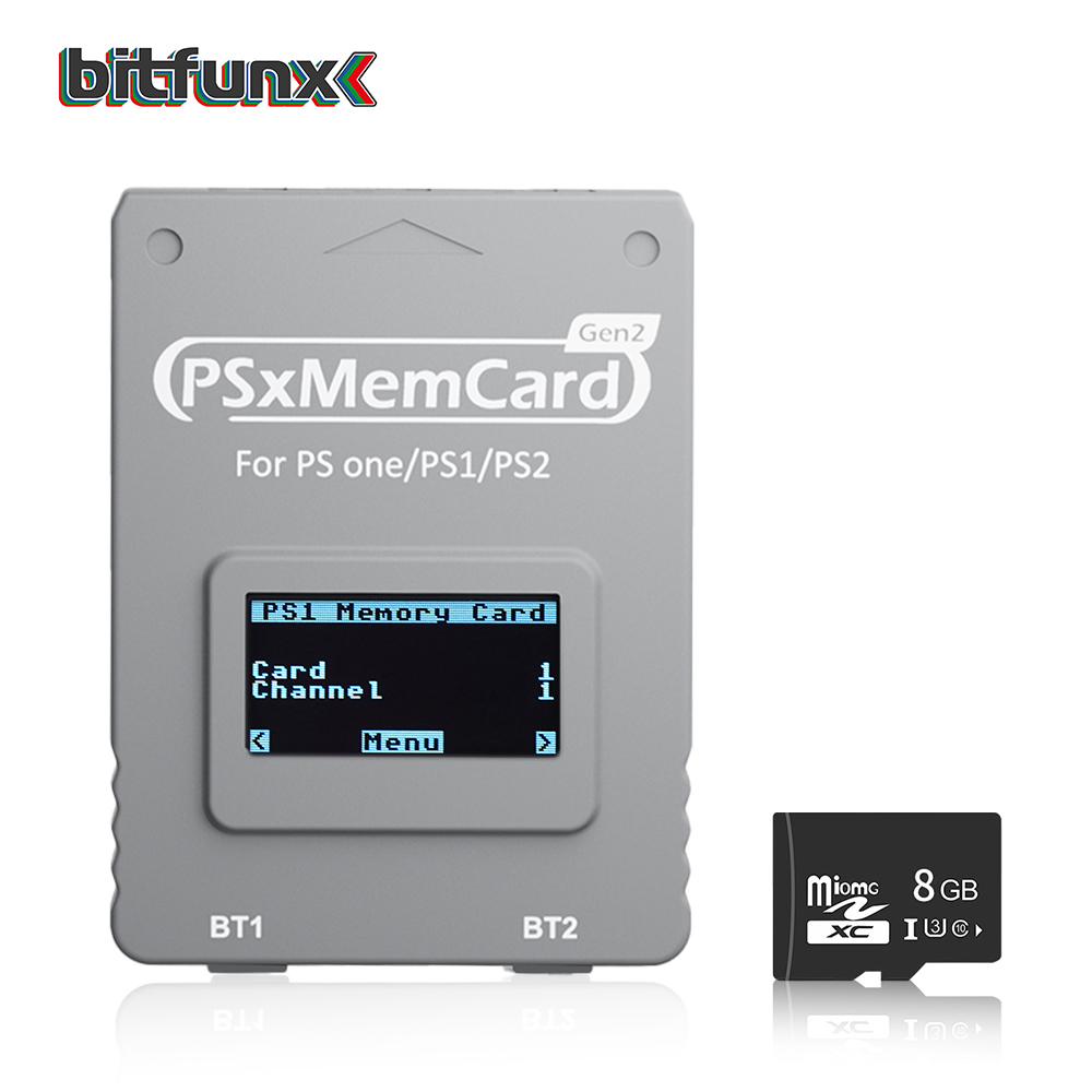 Retro Gaming Usb Stick - Bitfunx PSxMemCard Gen2 Store Il gioco