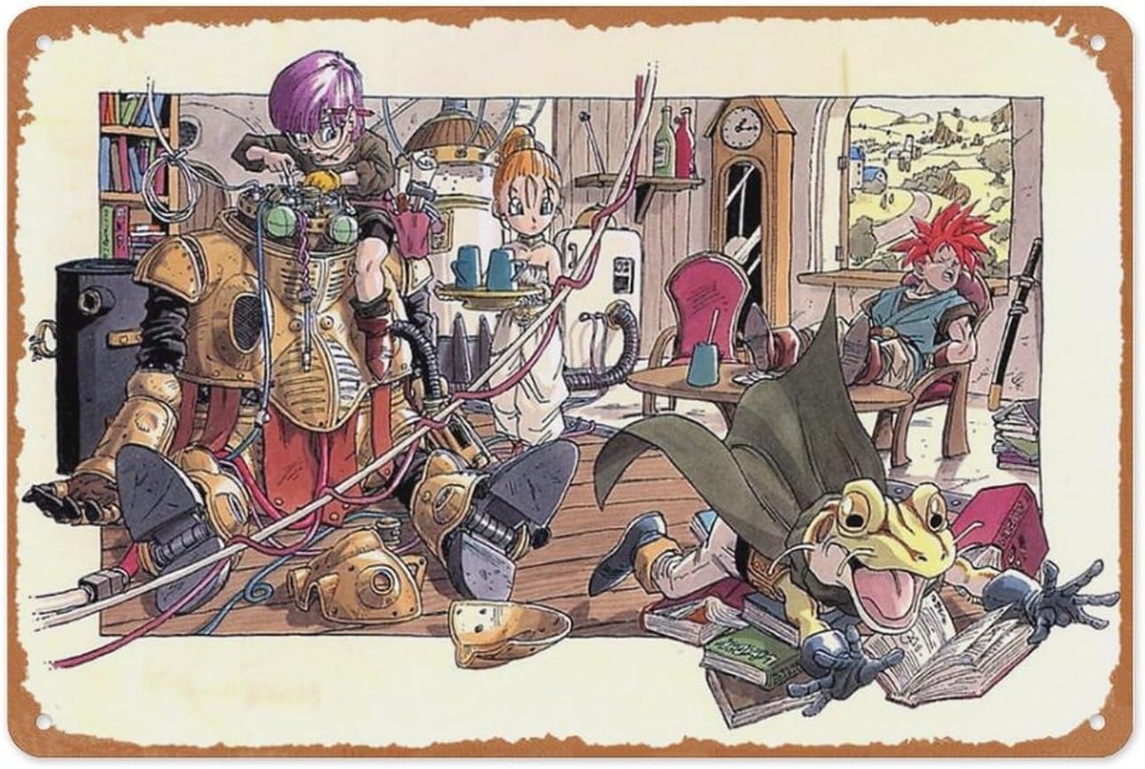 Retro Gaming Console - Targa in metallo per giochi retrò