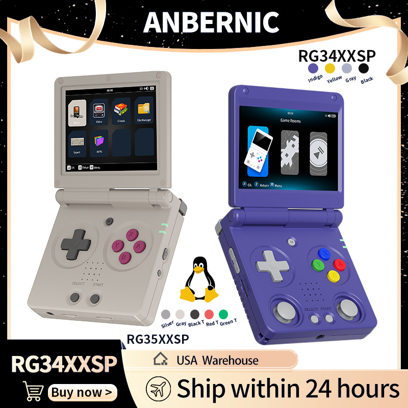 Anbernic RG34XXSP RG35XXSP Con - Retro Gaming On recensione e prezzo