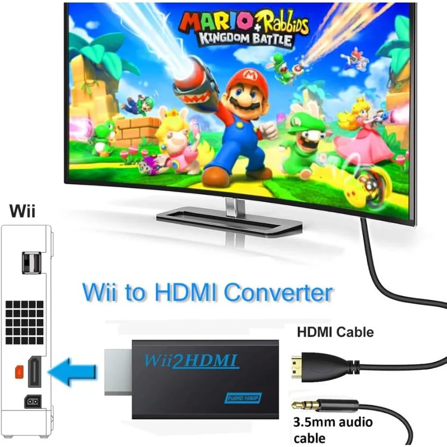 Convertitore Wii a HDMI 1080P, - Retro Gaming Accessories recensione e prezzo