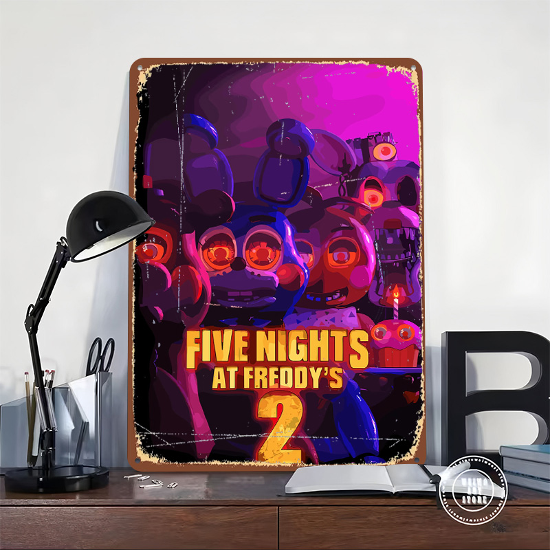 Targa in Metallo Five Nights A - Retro Gaming At Home recensione e prezzo