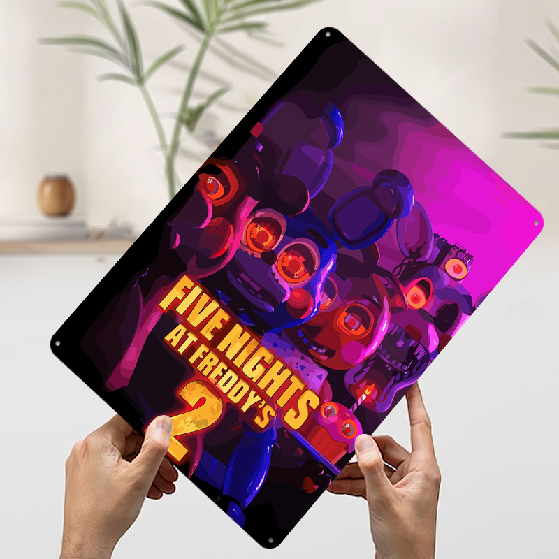 Targa in Metallo Five Nights A - Retro Gaming At Home recensione e prezzo