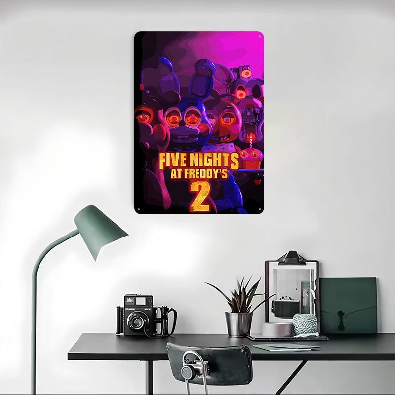 Targa in Metallo Five Nights A - Retro Gaming At Home recensione e prezzo