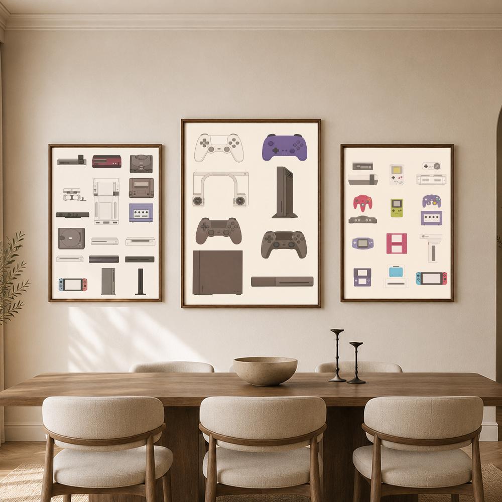 Poster Nostalgico della Consol - Retro Gaming Wallpaper recensione e prezzo