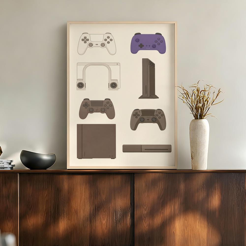 Poster Nostalgico della Consol - Retro Gaming Wallpaper recensione e prezzo