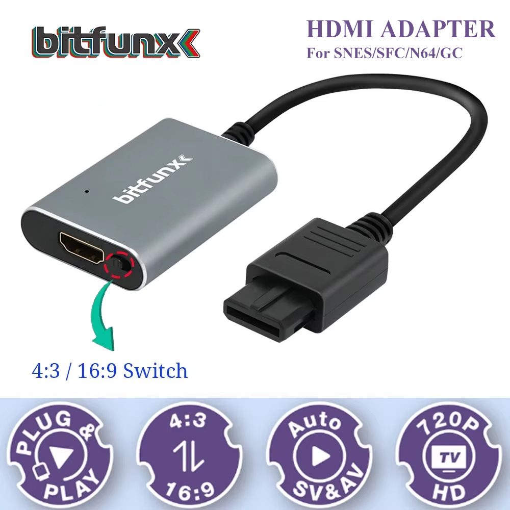 Bitfunx 720P Adattatore Svideo - Retro Gaming On recensione e prezzo