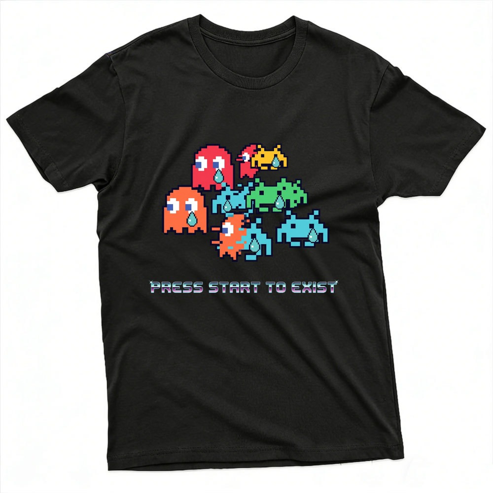 T-shirt Grafica in Cotone Casu - Retro Gaming Meme recensione e prezzo