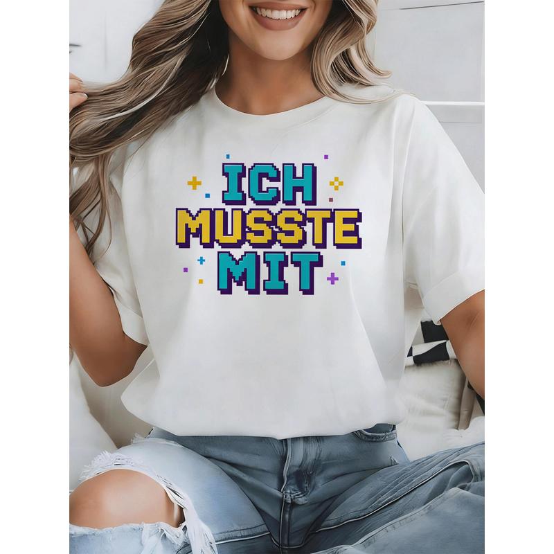 Ich Musste Mit German Meme T-S - Retro Gaming Meme recensione e prezzo