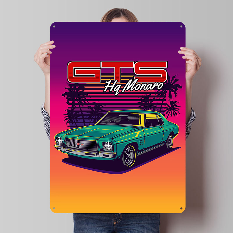 Poster in Metallo HQ Monaro GT - Retro Gaming At Home recensione e prezzo