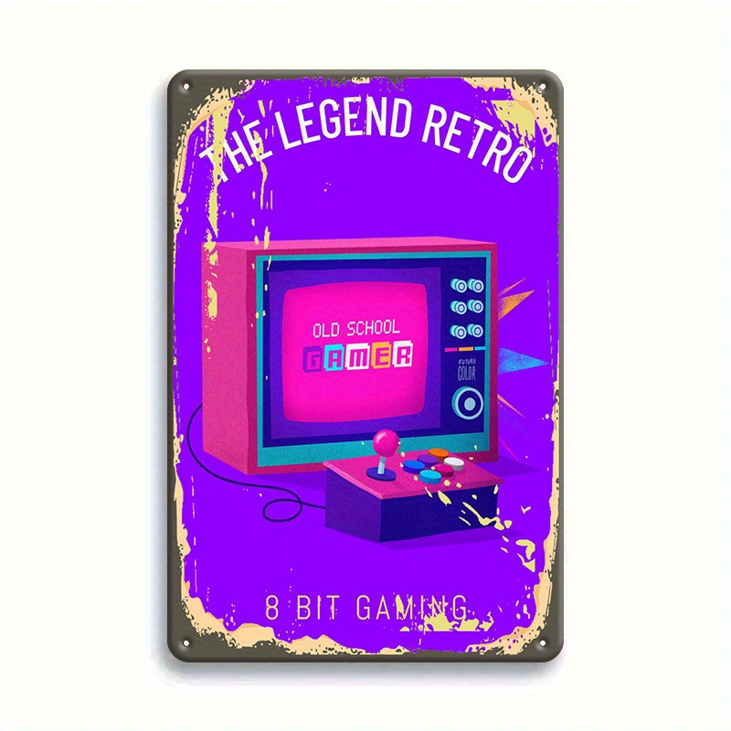 Insegna in Metallo Retrò per G - Game Retro Gaming recensione e prezzo