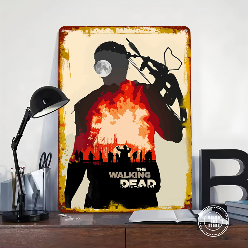 Poster in Metallo The Walking  - Retro Gaming At Home recensione e prezzo
