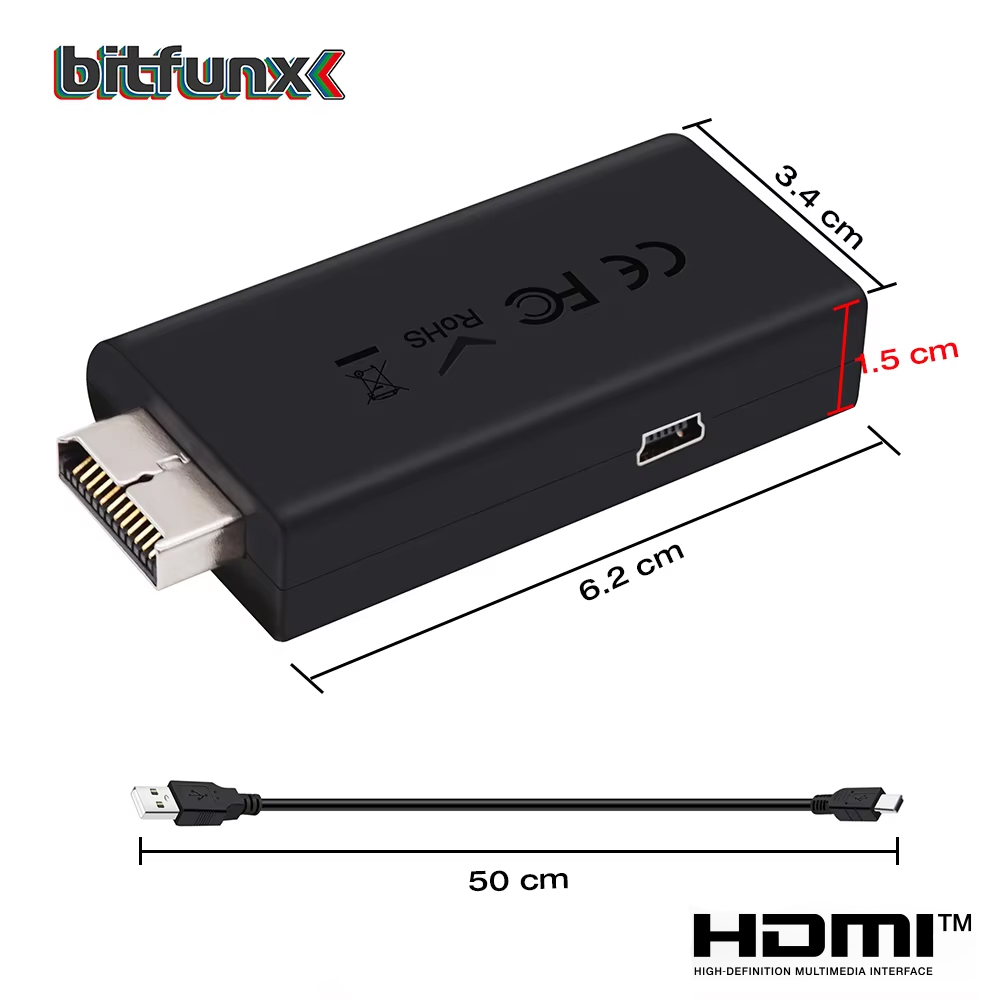 Bitfunx PS2 YPBPR a HDMI ™   A - Retro Gaming Usb Stick recensione e prezzo