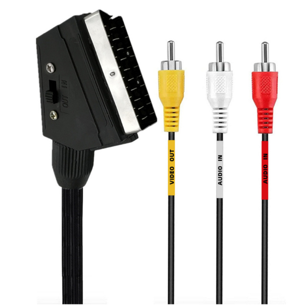 Cavo adattatore da Scart a 3RC - Retro Gaming Universe recensione e prezzo