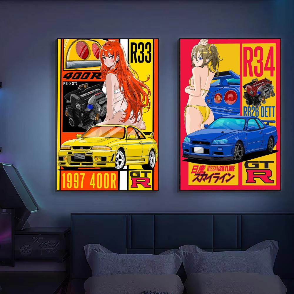 Poster sulla cultura automobil - Retro Gaming Wallpaper recensione e prezzo